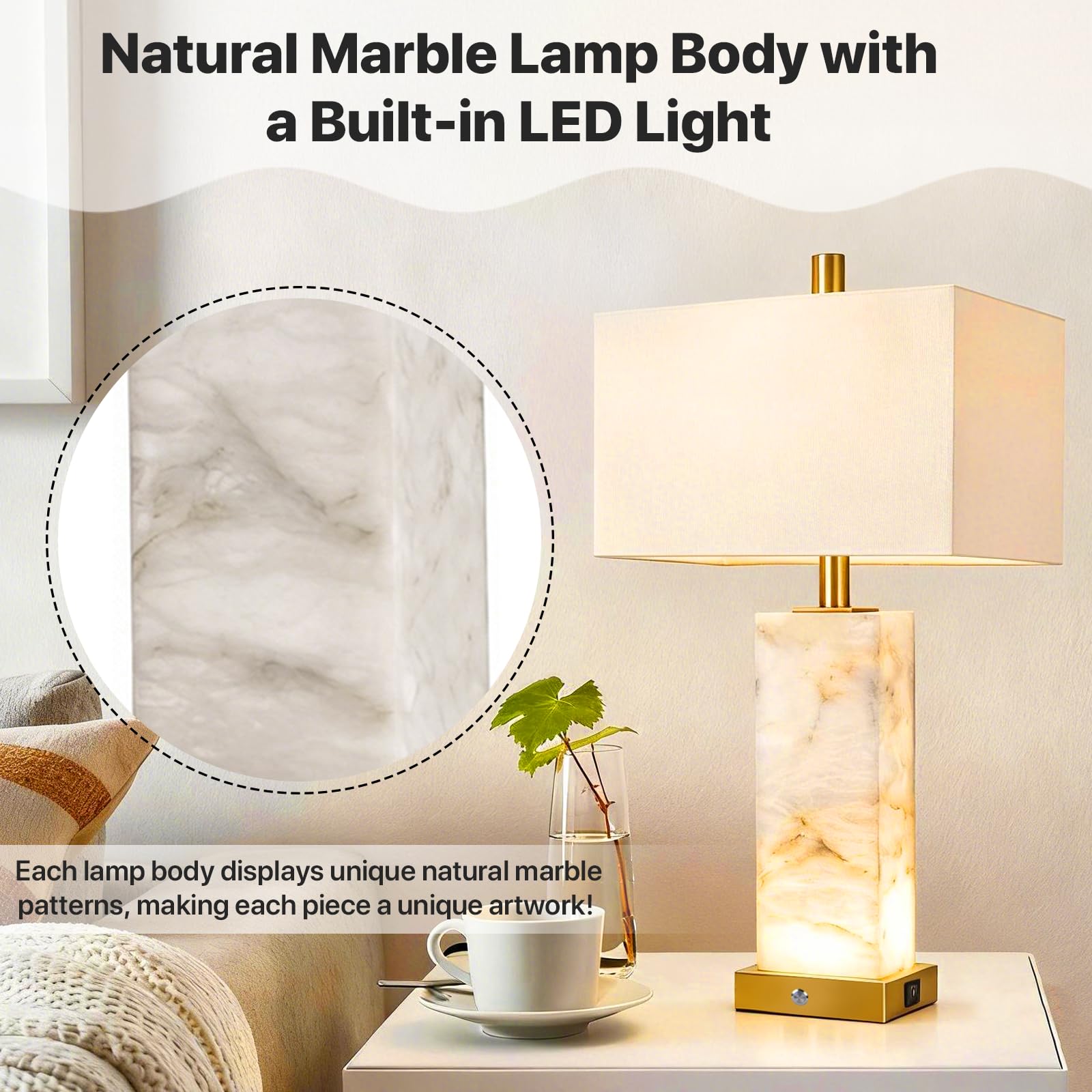 Vallerico nightlight mode provides soft ambient glow for late-night reading.