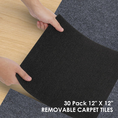 VallisCo easy-clean floor tiles being wiped down for fast maintenance.