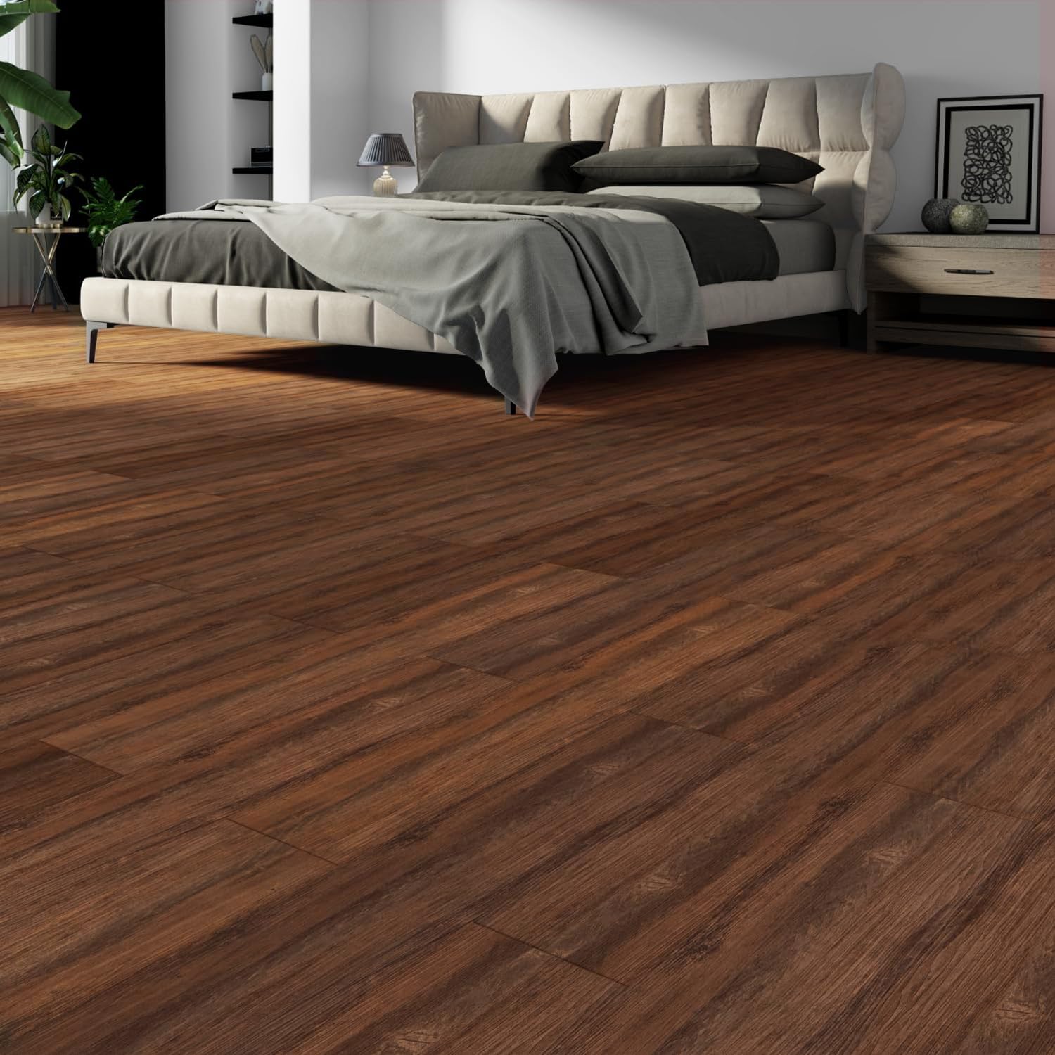 VallisCo secure adhesion prevents curling for long-lasting floors.