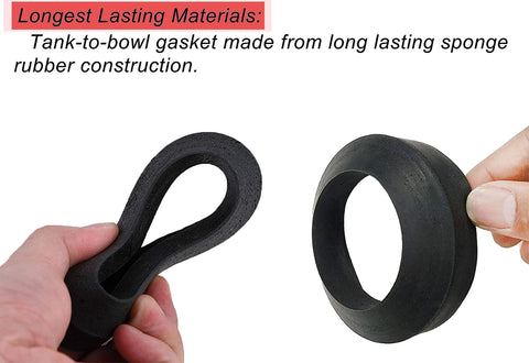 VALLVATER 3-inch tank-to-bowl gasket provides a tight seal