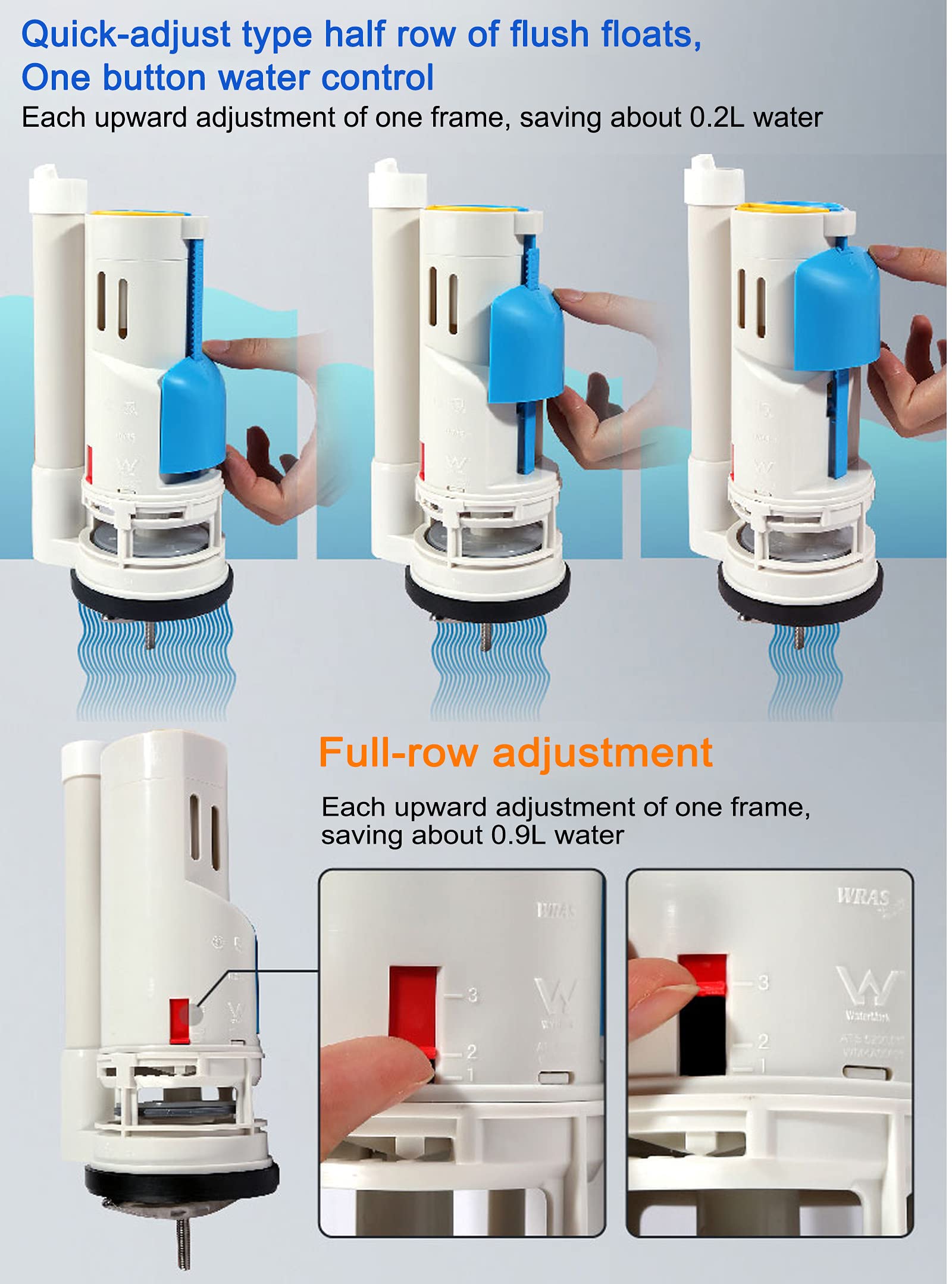 VALLVATER durable silicone seal helps prevent leaks and drips