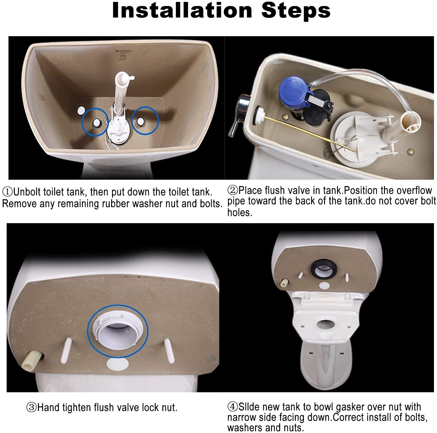 VALLVATER packaging shows all components included for a complete repair