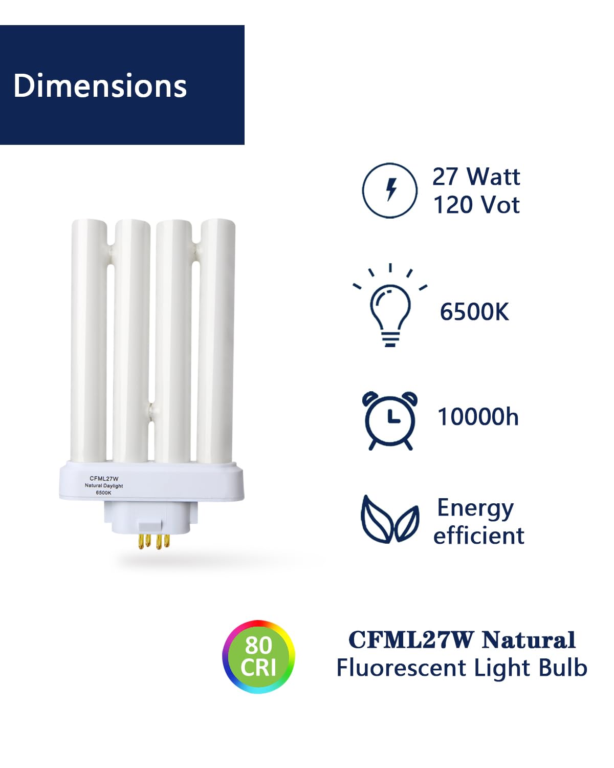Valoisa CFML27VLX long life performance for dependable lighting