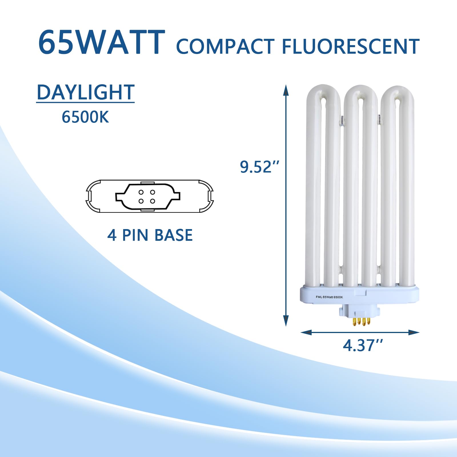 Valoisa FML65/65K 2-pack, Feit Electric fixture compatible.