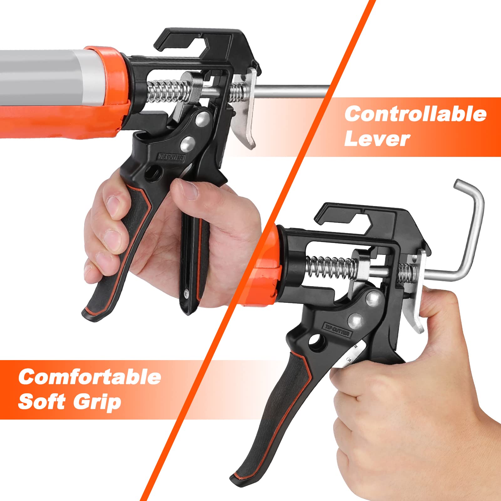 ValueMax caulk gun galvanized rust resistant body for durability