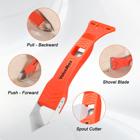 ValueMax caulk scraper tools for precise finishing and cleanup