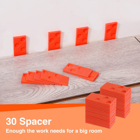 ValueMax spacers with non-slip slots keep even gaps