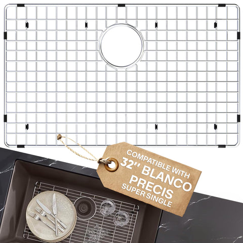 VALUN 221206 sink grid for 32-inch Blanco Precis Super Single protects sink surface
