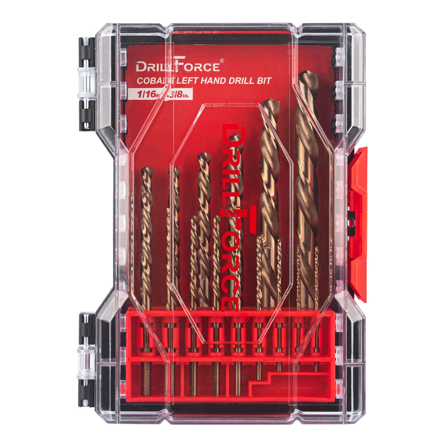 VALYRIANTOOL cobalt left hand drill bits designed for stainless steel and hardened metals