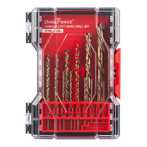 VALYRIANTOOL cobalt left hand drill bits designed for stainless steel and hardened metals