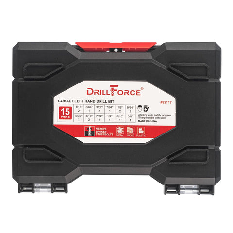 VALYRIANTOOL cobalt left hand drill bits facilitate damage removal of broken bolts and screws