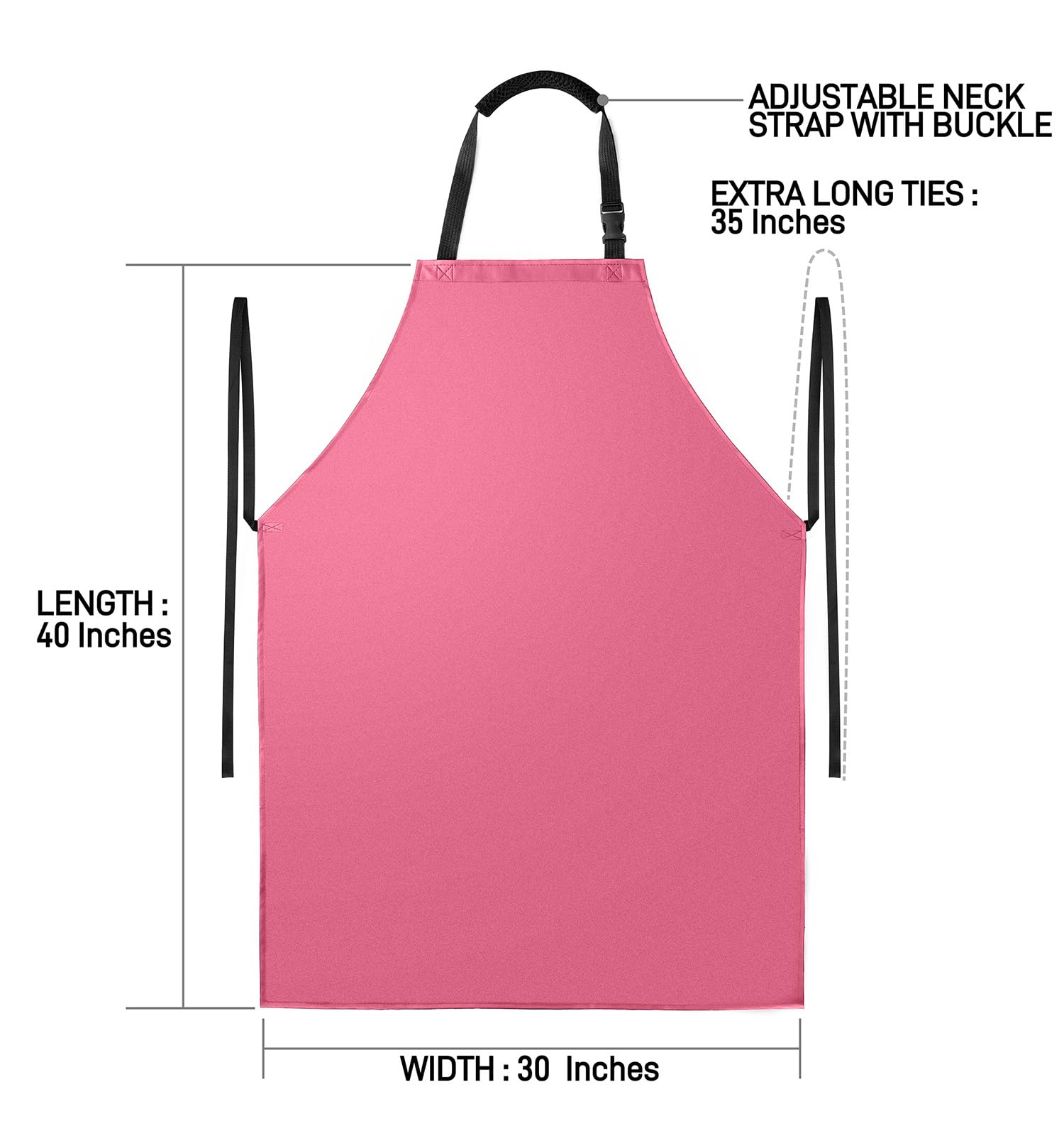Vammcht easy-clean waterproof apron wipes down quickly after use