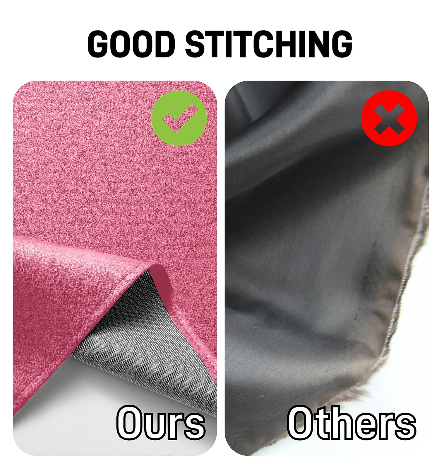 Vammcht pink color apron offers bright, professional appearance