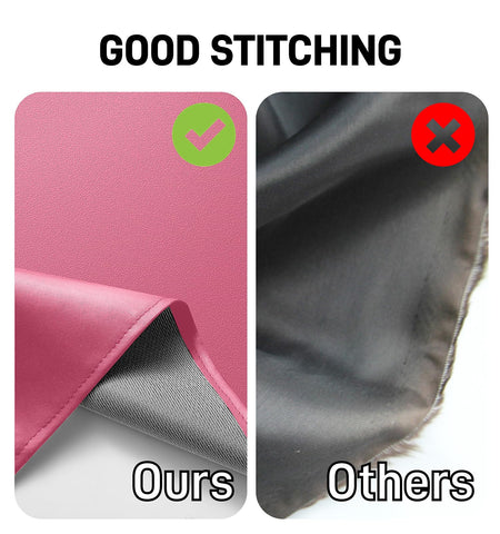 Vammcht pink color apron offers bright, professional appearance
