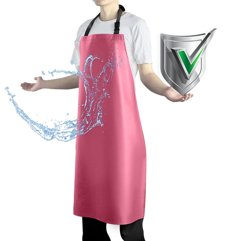 Vammcht waterproof material bib apron protects clothing during heavy kitchen tasks