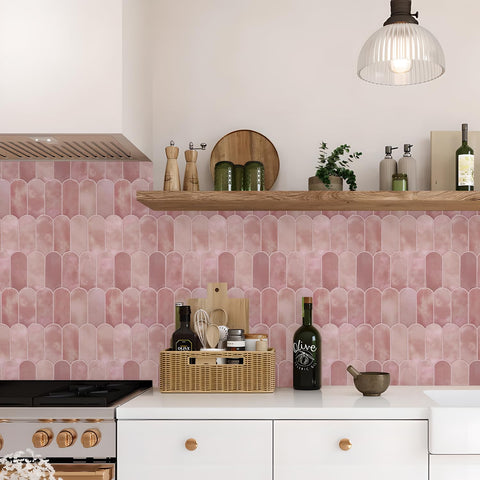 Vamos Tile pink 10-sheet kit covers about 9.3 square feet