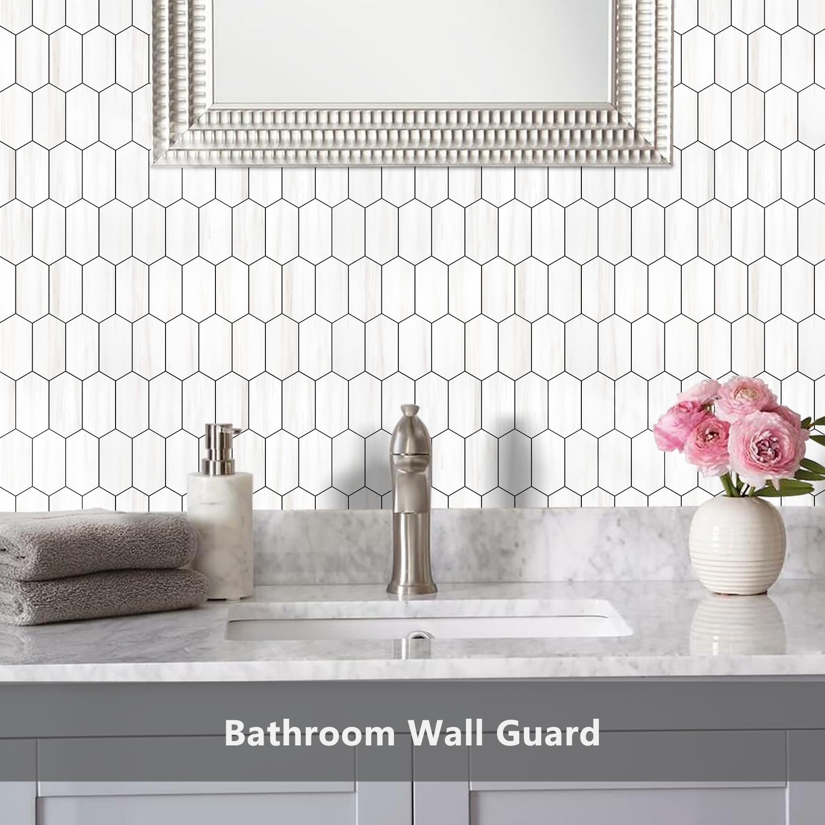 Vamos Tile being installed vertically and horizontally for layout flexibility