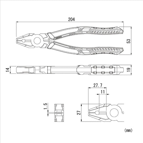 Vampliers tools pictured in aerospace, auto repair, and industrial contexts.