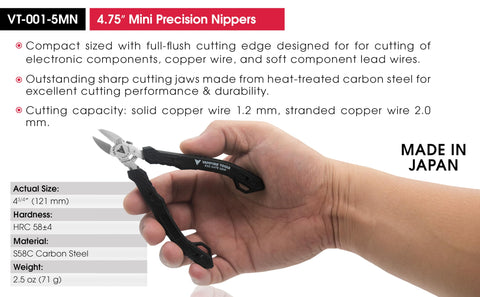 Vampliers angle-opening adjuster for tight component access