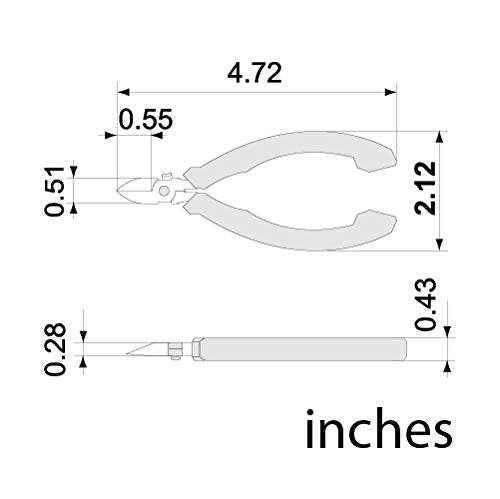 Vampliers accurate cuts for copper wires, brass, and PCB leads