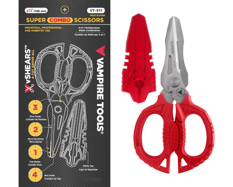 VAMPLIERS 6.3-inch electrician scissors for heavy-duty cutting tasks
