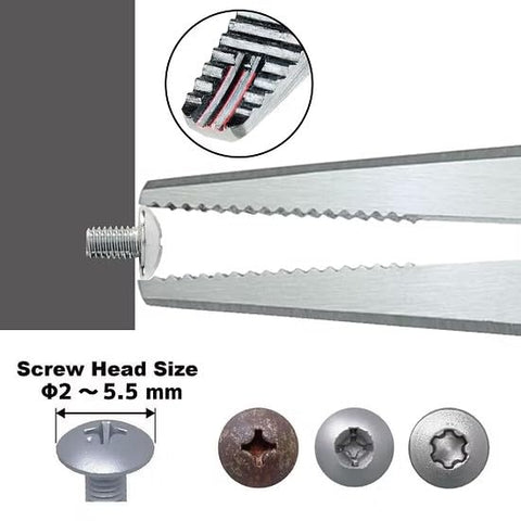 Vampliers in confined spaces demonstrate access to stubborn fasteners.