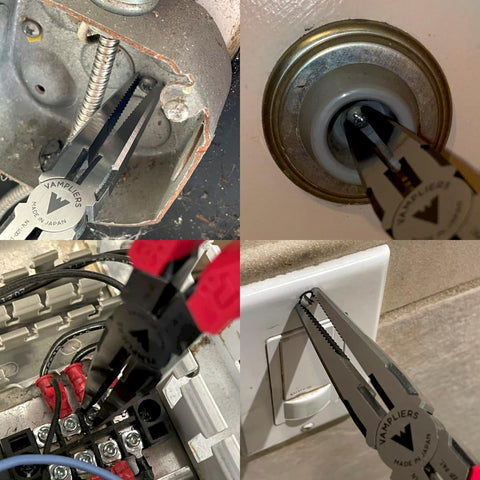 Vampliers cutting capacity supports copper wire up to 3.2 mm and steel wire up to 2.6 mm.