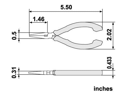 VAMPLIERS japan-made S58C steel construction for reliability