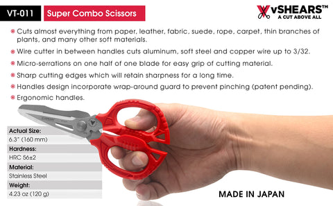 VAMPLIERS premium rust-proof stainless steel body and blades