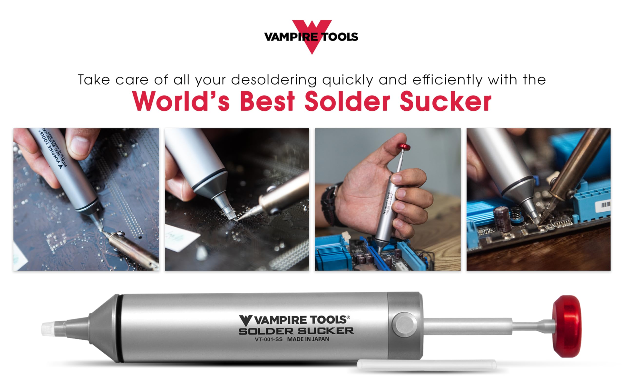 Vampliers SS03 side view highlighting ergonomic one-handed operation