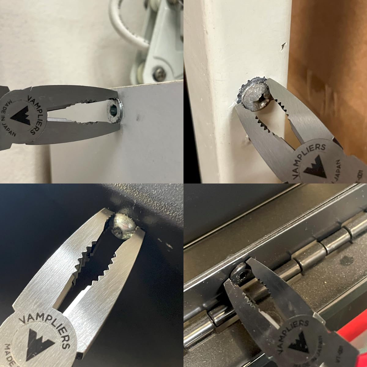 Thermoplastic rubber handles on Vampliers provide comfortable grip