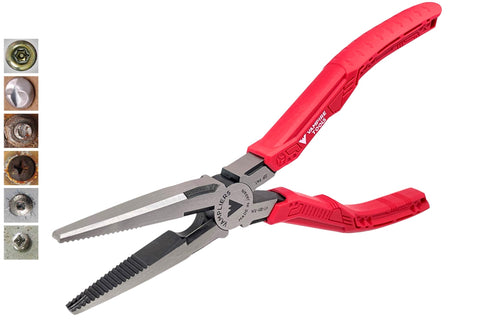 Vampliers thermoplastic rubber handles offer a comfortable, non-slip grip.
