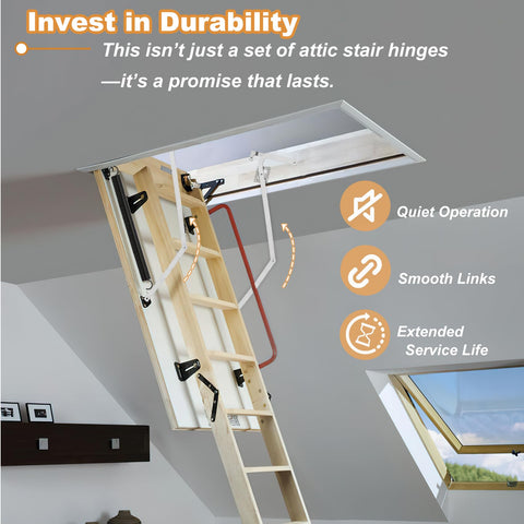 Vanesa 55-1 attic spreader arm corrosion-resistance supports long-lasting use