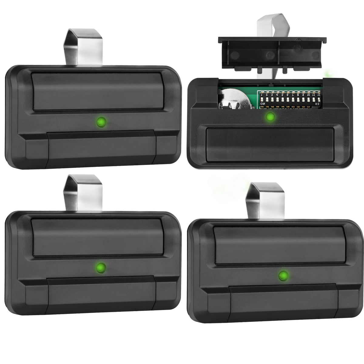 Vanesa 811LM Gate Remote front view, compact and secure control for gates.