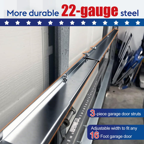 Vanesa door-track support close-up demonstrates maintained alignment after reinforcement.