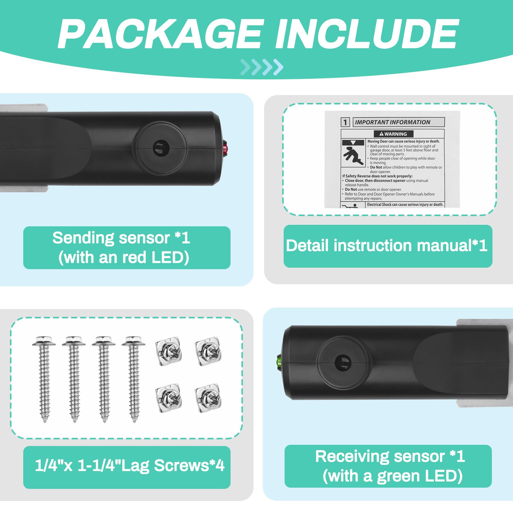 Vanesa Genie sending sensor LED indicator in two-sensor setup