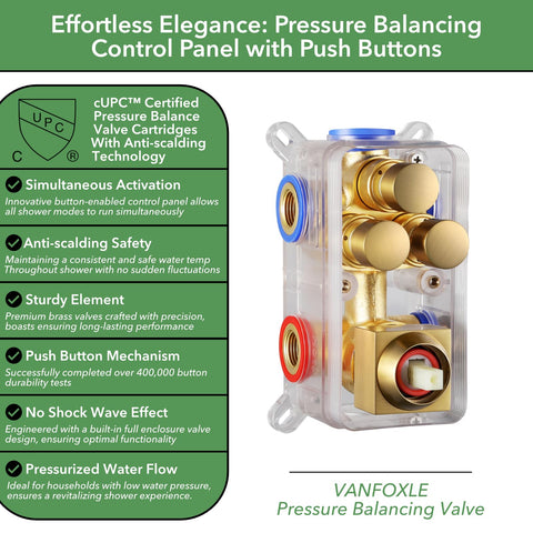 VANFOXLE thick panel design resists wear for durable use.