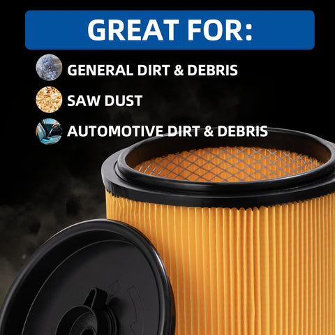 Vanko Bettia two-pack filters provide ready replacements for ongoing vacuum performance