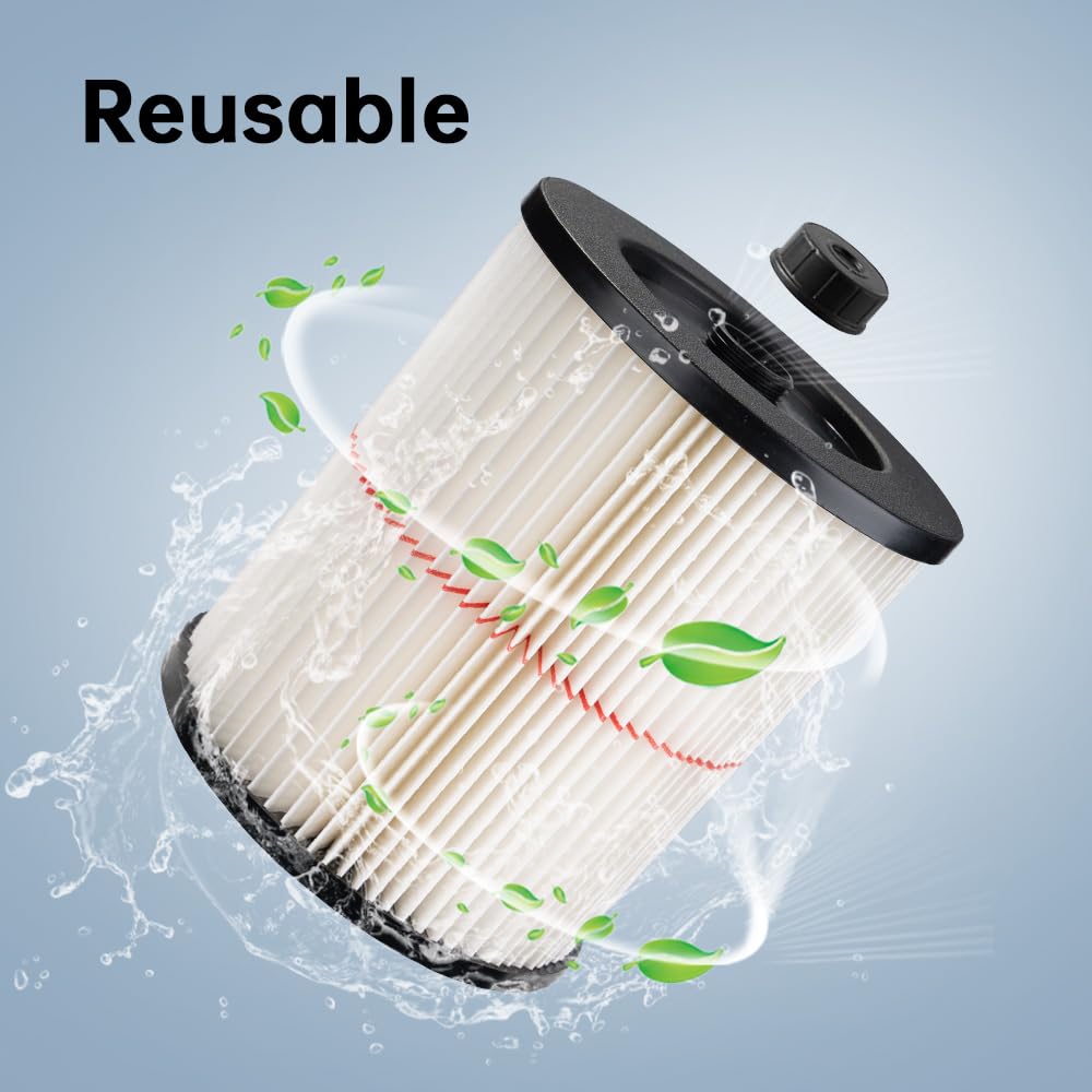 Vanko Bettia vacuum interior with filter installed; shows airflow