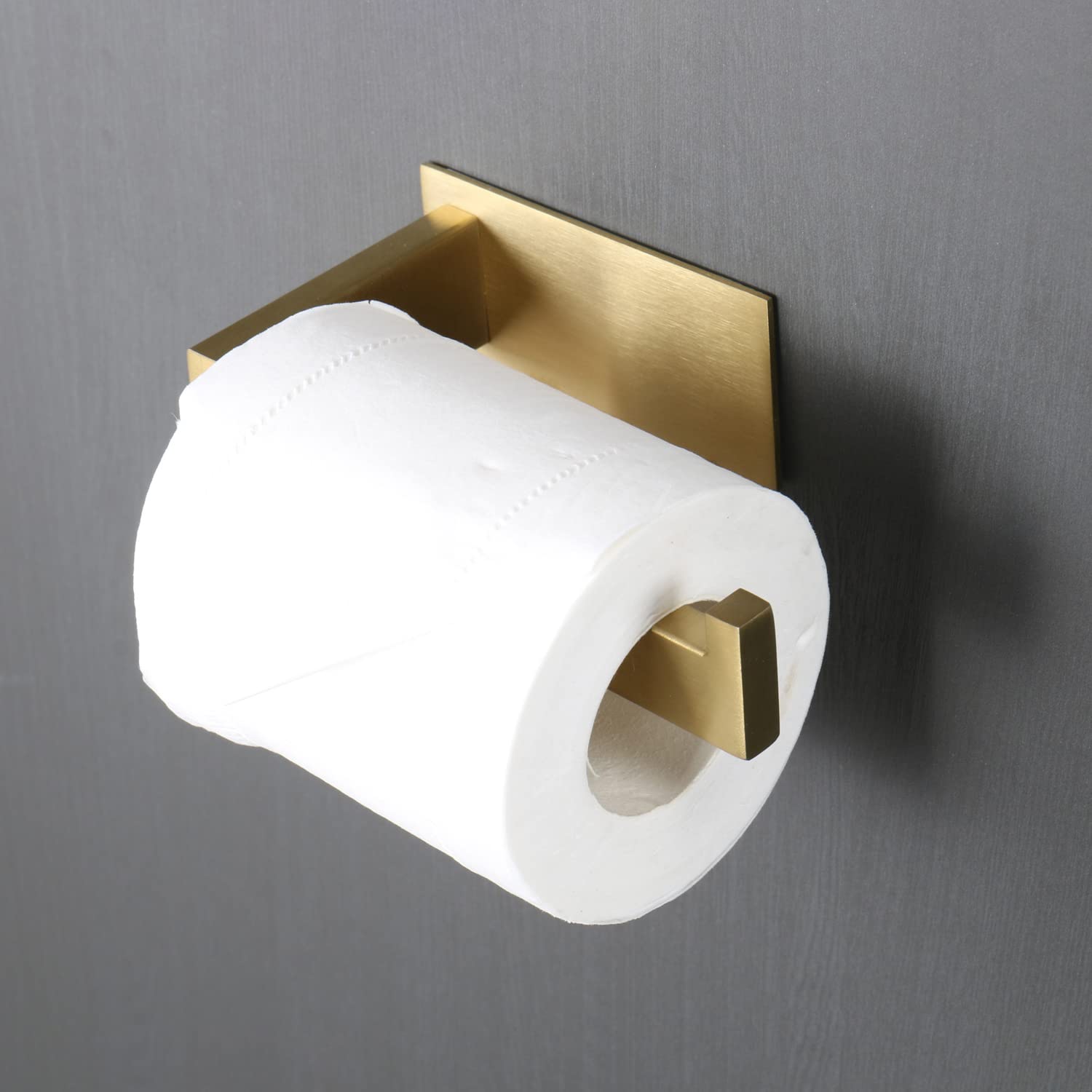 Vanloory stainless steel self-adhesive tissue holder; rustproof for moisture-prone spaces.