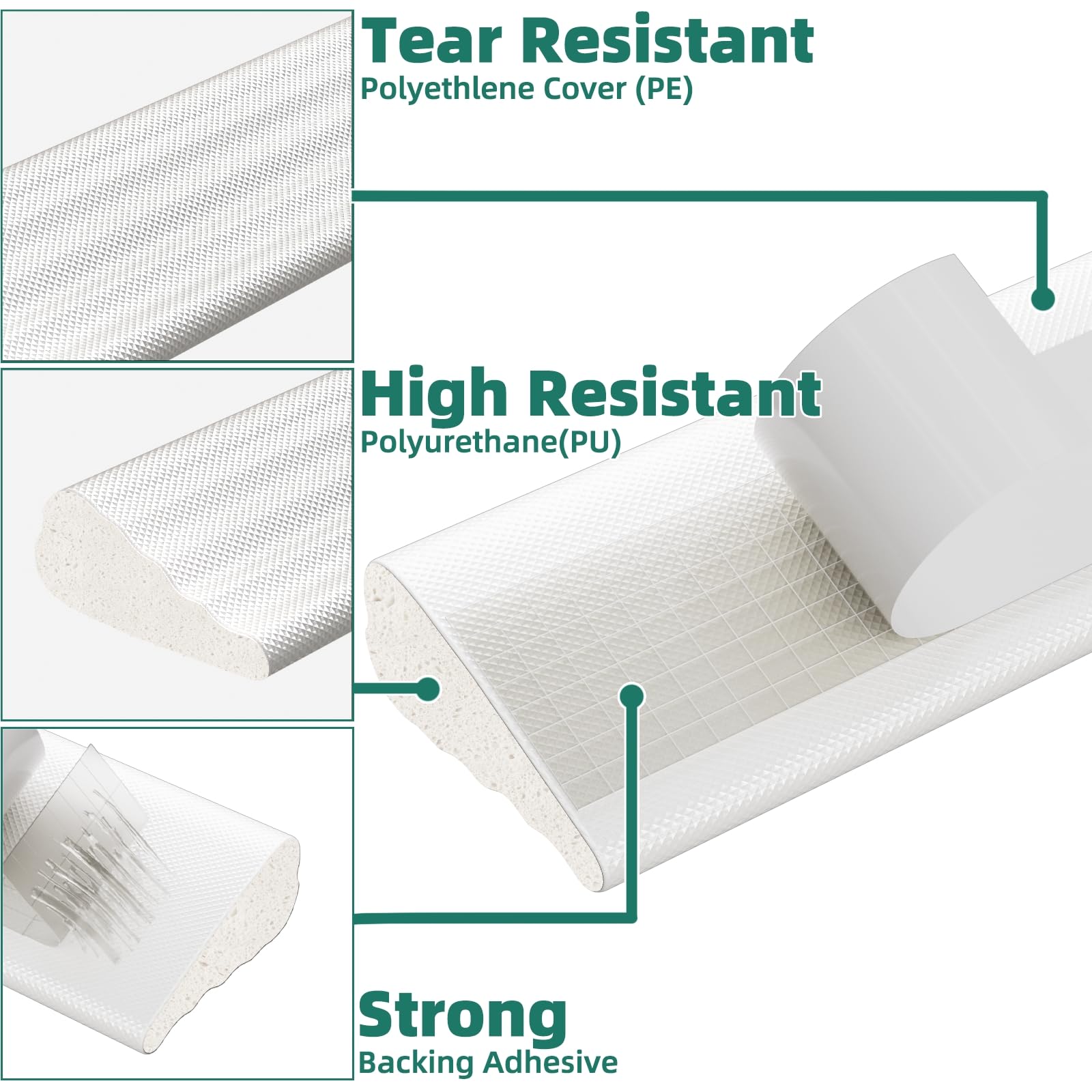 Vannesse Weather Stripping installed on doors demonstrates reliable fit along frames.