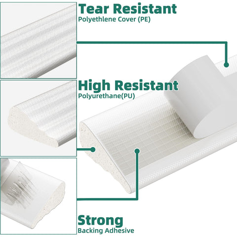 Vannesse Weather Stripping installed on doors demonstrates reliable fit along frames.