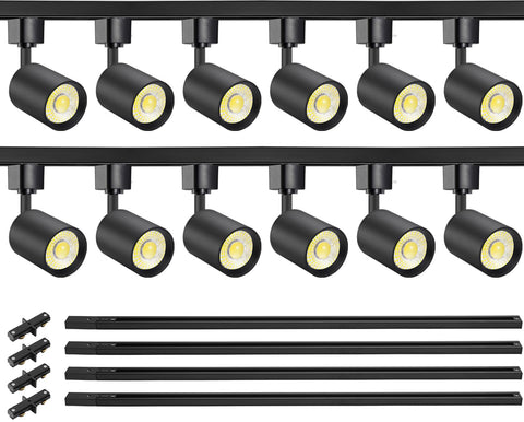 VANoopee 12-head LED track lights for color-accurate accents.