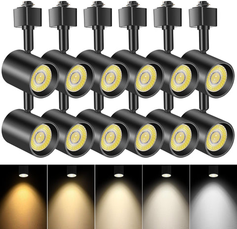 VANoopee 12-pack with 5-CCT H-type track heads for flexible lighting scenes