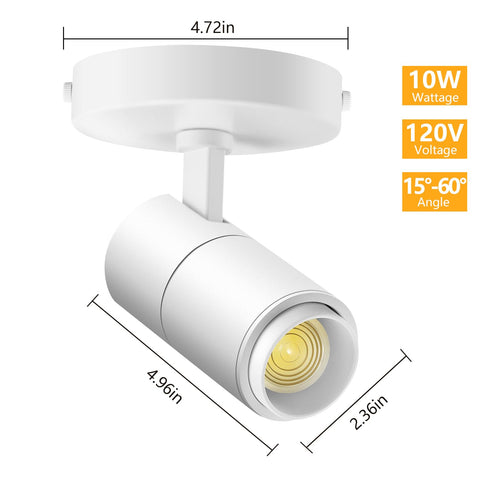 VANoopee 3-year warranty on a camouflaged ceiling spotlight