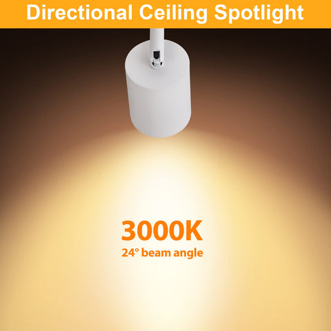 VANoopee angle-adjustable spotlight for versatile beam direction.