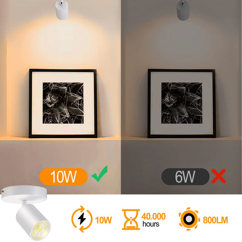 VANoopee dimmable spotlight enabling adjustable brightness.