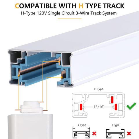 VANoopee direction-adjustable light head enables flexible beam angles.