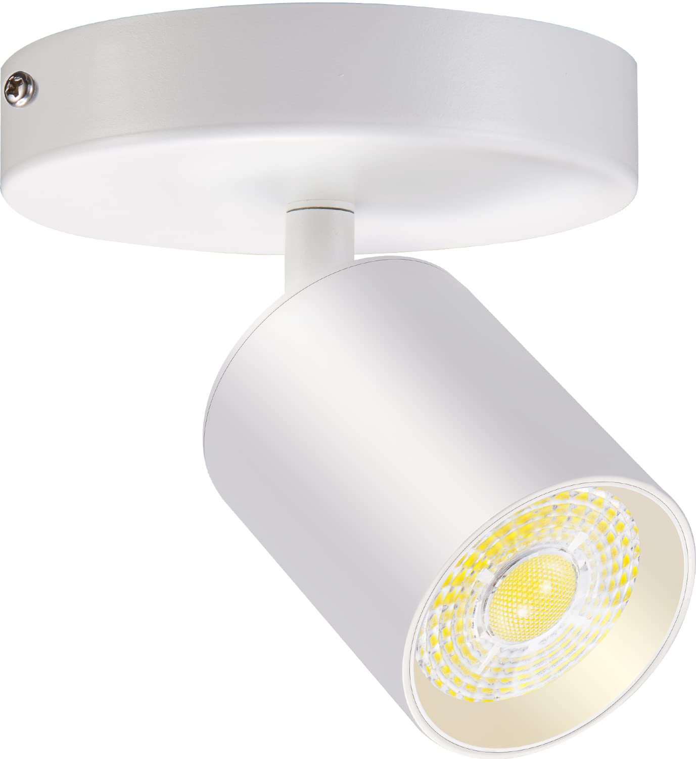 VANoopee flush mount LED spotlight, front view for ceiling accents.