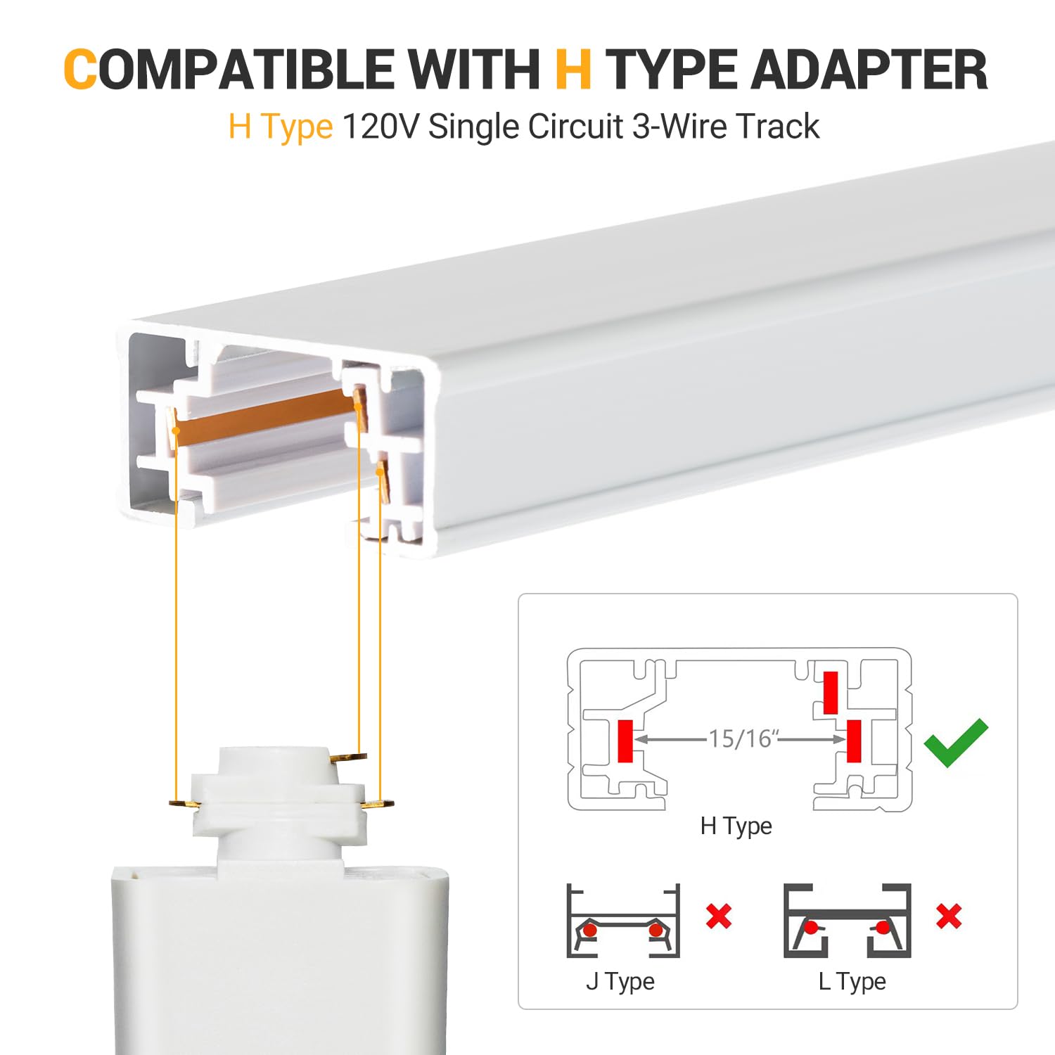 VANoopee L connectors support versatile track layouts around corners